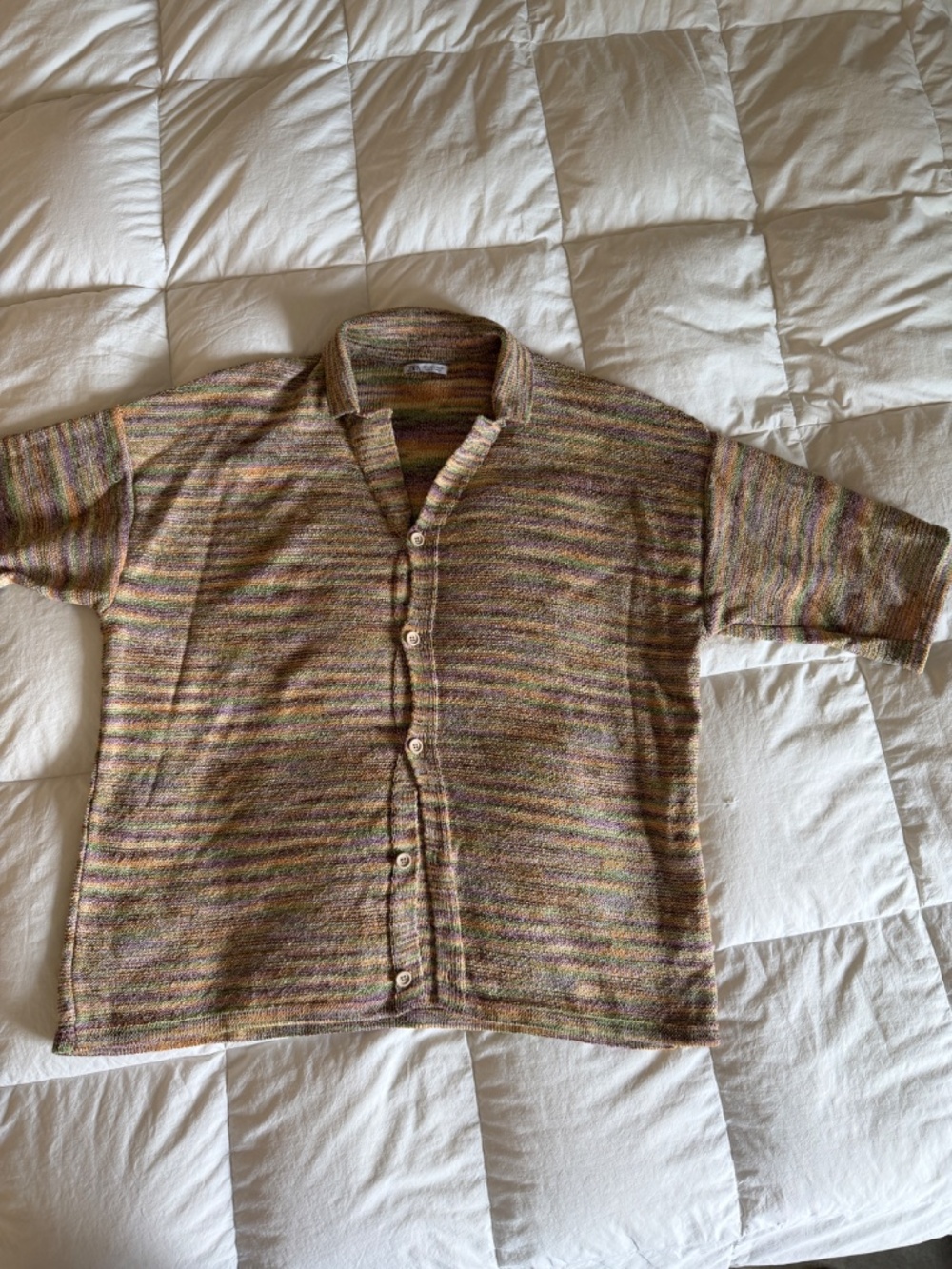 Zara Men's short sleeve button-up top